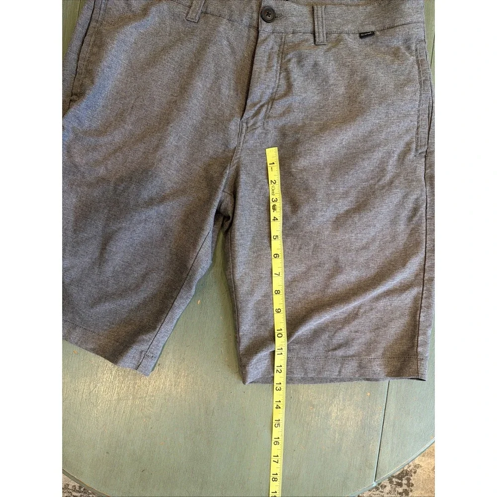 TravisMathew Golf Shorts Mens 34 Dark Heather Gray Performance Stretch 78674
